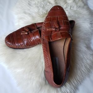 Men's Stacy Adams, Black Oxford Slip on tassels